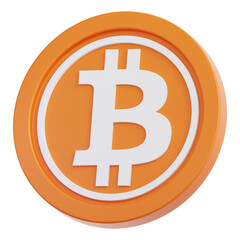 Bitcoin 3D Illustration