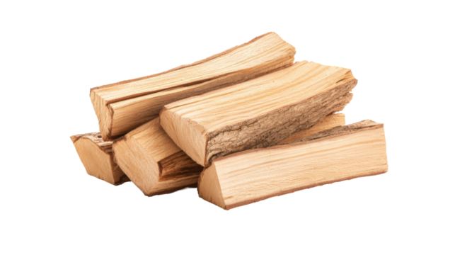 Pile of Firewood: A neat stack of freshly split firewood, ready to provide warmth and ambiance, showcasing the natural textures and grains of the wood.