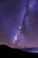 The Milky Way or Milky Way Galaxy is the galaxy that includes the Solar System, with the name describing the galaxy's appearance from Earth. Haleakalā National Park, Maui, Hawaii. October Stargazing