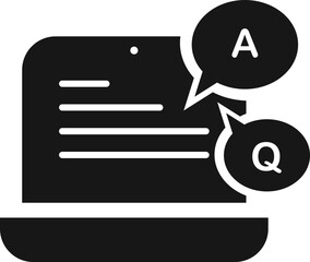 Glyph Support And Customer Service Icon