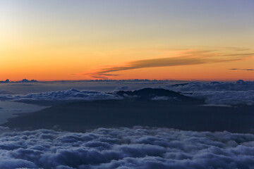 Sunset. 