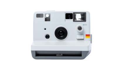 Compact digital camera isolated on white background, a technology symbol for photography and image capture