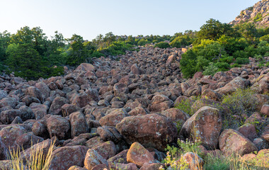 Rocky Landscape in Lawton, Oklahoma