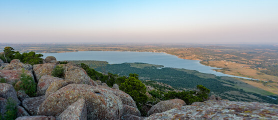 Scenic View of Lawton's Landscape at Dusk