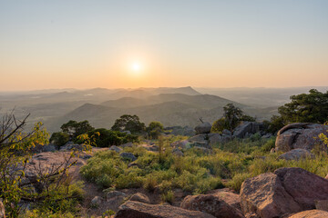 Sunset Over the Hills in Lawton, Oklahoma