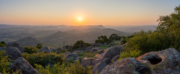 Sunset Over the Hills in Lawton, OK
