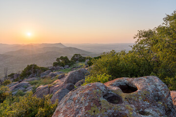 Sunset Over the Hills in Lawton, OK