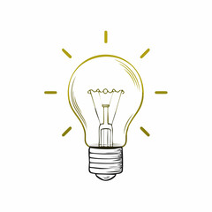 Illuminating Idea A Lightbulb Symbolizing Innovation and Inspiration.