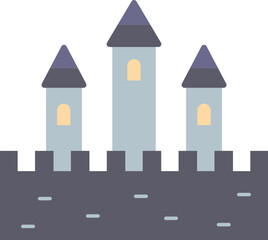 Flat Medieval Icon Element