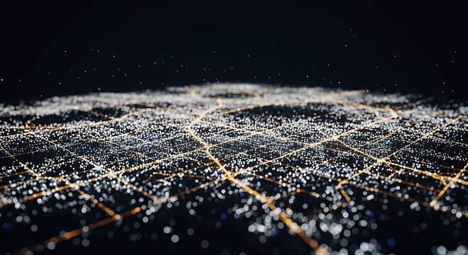 Modern abstract network background for tech companies and digital innovation firms, use in presentations and websites, representing data connections