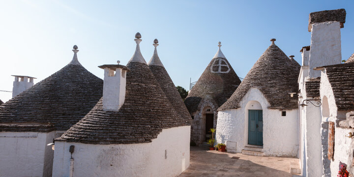 Typical Trulli houses, Alberobello, Apulia, Italy