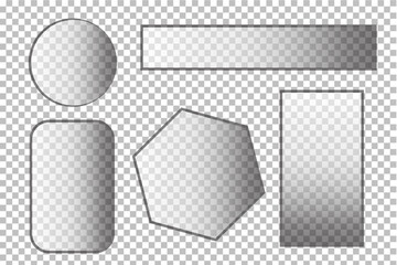 Transparent Gradient Shape Pack  UI Design Elements