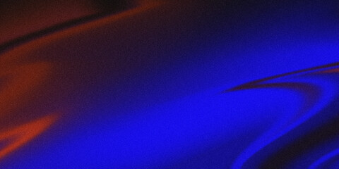 Abstract blue orange gradient background with rough texture.