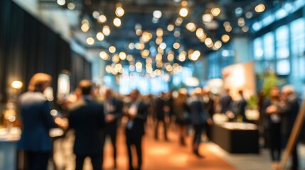 Networking Event Blurred Background, blur backdrop background. High quality