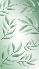 abstract background with leaves