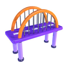 Arch Bridge 3D Illustration Icon