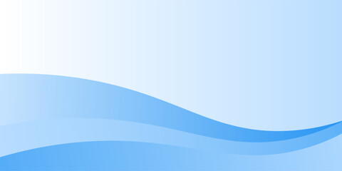 Abstract blue waves background, minimal waves design concept