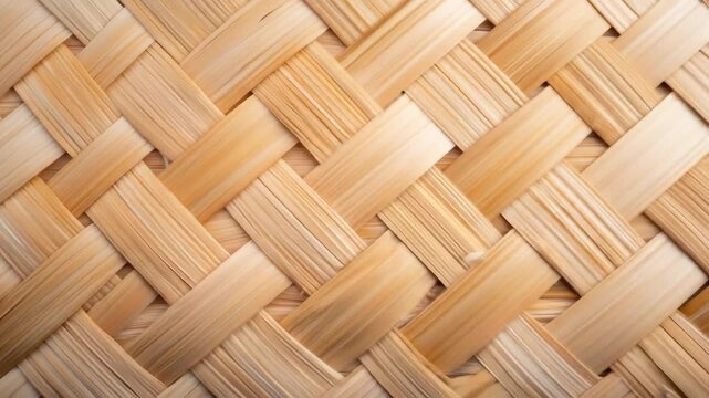 Woven texture background of natural fiber material interlaced pattern