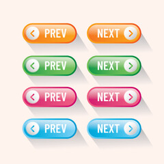 next_and_previous_icon_button_website_with_arrows_vector_illustration