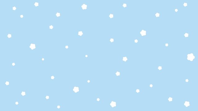 花背景04(回転＋拡大縮小) _多め・水色