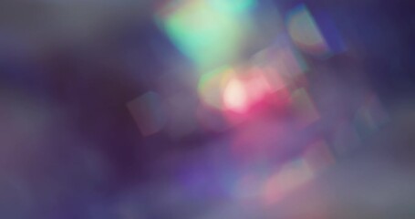 Blur prism light. Reflection ray. Gradient bokeh colorful sparks motion. Rotation mix lens neon luminosity abstract defocused background. - Powered by Adobe