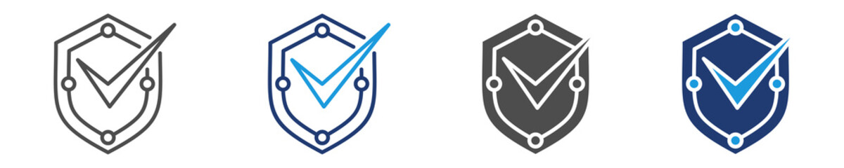 safety icon set multiple style