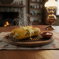 Grilled Corn on the Cob with Melting Butter