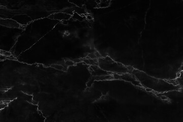 Black marble natural pattern for background, abstract natural marble black and white