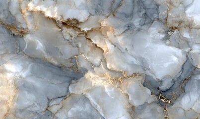 Elegant grey marble texture with shimmering gold veins