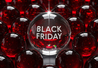 modern black friday sale banner with 50 percent off special discount promotion background