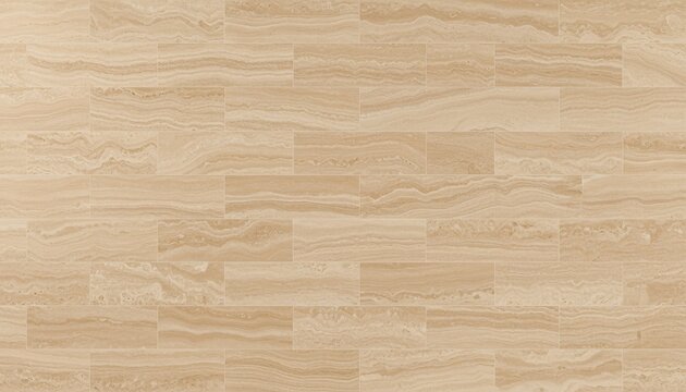Warm beige travertine stone texture with linear soft grain seamless tile pattern