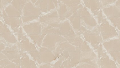 Beige marble texture with cloudy soft veins seamless tile pattern
