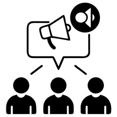 Marketing Team Discussing Campaign Silhouette