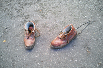 absolutely worn out boots