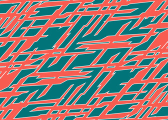 Abstract background with crossed sketch line pattern