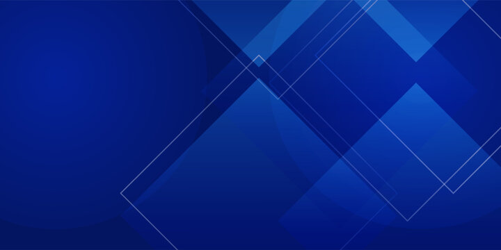Abstract blue background. Geometric triangle background.
