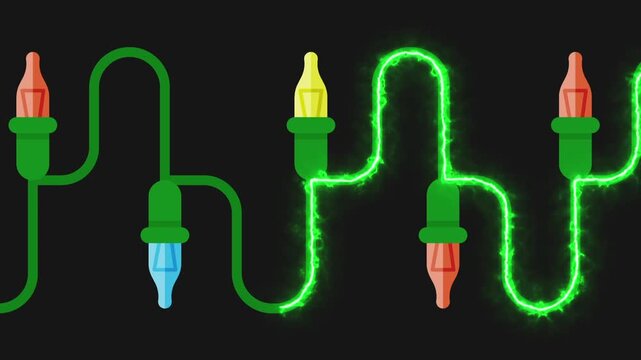 vector illustration of an electric plug