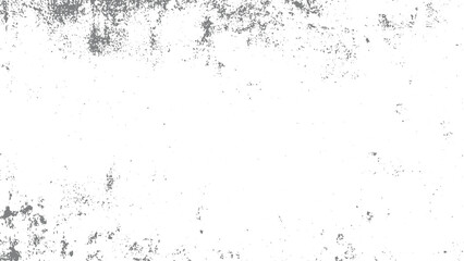 Obraz premium Gray textured grunge overlay with scattered speckles and rough edges on white background vector