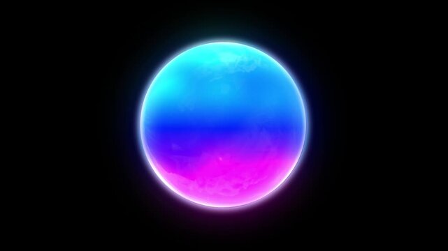 AI chat circle box pastel-colored AI intro voice assistant, glowing sphere on a soft gradient background science, engineering, artificial intelligence . Animated wave orb. Virtual assistant concept
