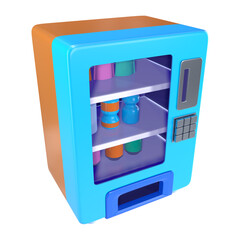 Vending Machine 3D Illustration Icon