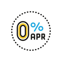Multi color icon for apr annual