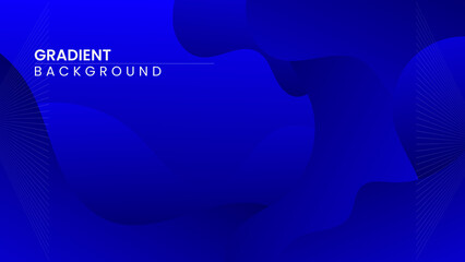 Blue Abstract Fluid Background