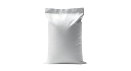 Plain white blank woven polypropylene sack for bulk products