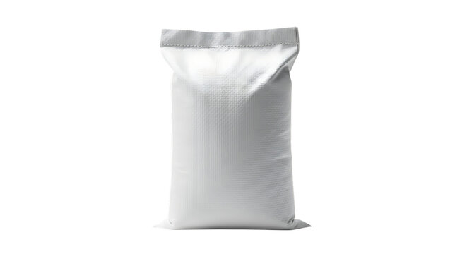 Plain white blank woven polypropylene sack for bulk products