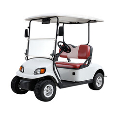 golf cart on golf course