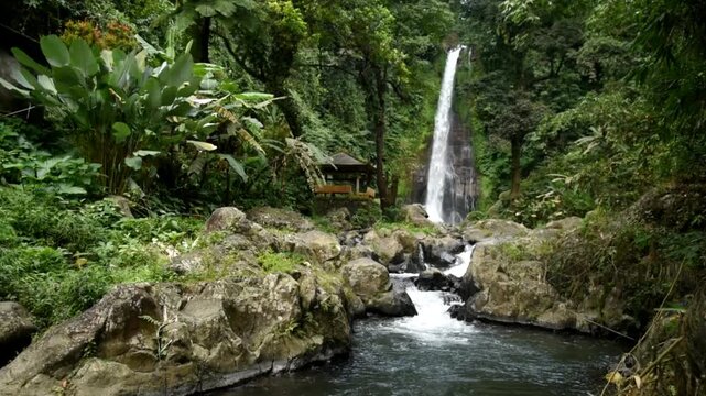 Gitgit waterfall in Buleleng regency of Bali