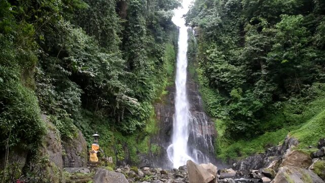 Gitgit waterfall in Buleleng regency of Bali
