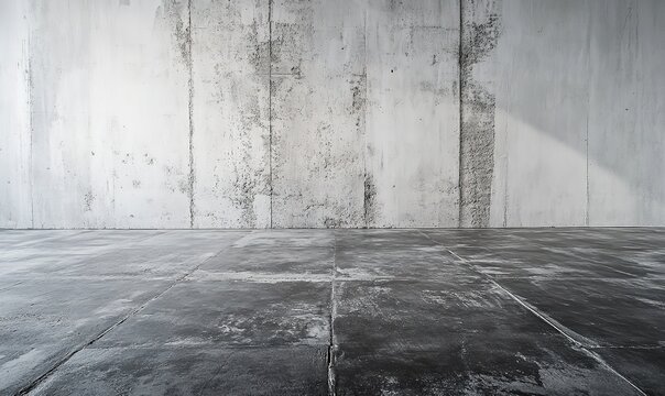 Gritty concrete wall and floor background empty room.