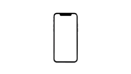 Phone with edge-to-edge screen against black background