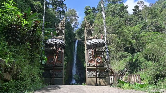 Gitgit waterfall in Buleleng regency of Bali